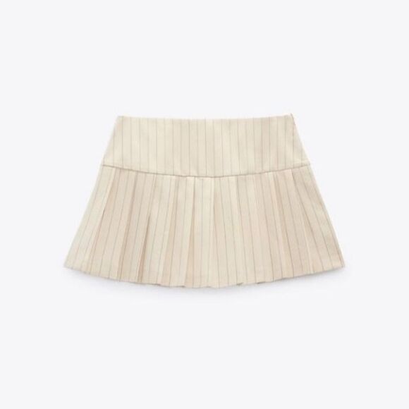 ZARA Box Pleat Skorts NWT - Picture 4 of 12